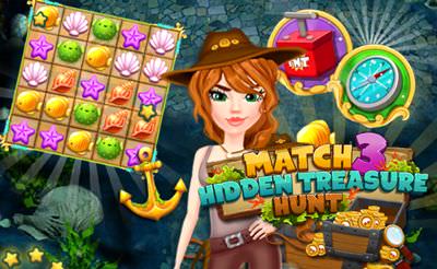 Match 3: Hidden Treasure Hunt