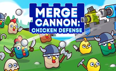 Merge Cannon: Chicken Defense