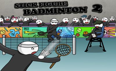 Stick Figure Badminton 2